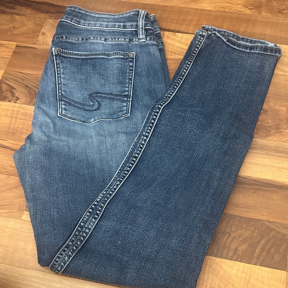 Silver Jeans Women's Dark Blue Skinny Jeans